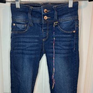 DKNY 5 pocket Girl's Button Fly Denim Jeans